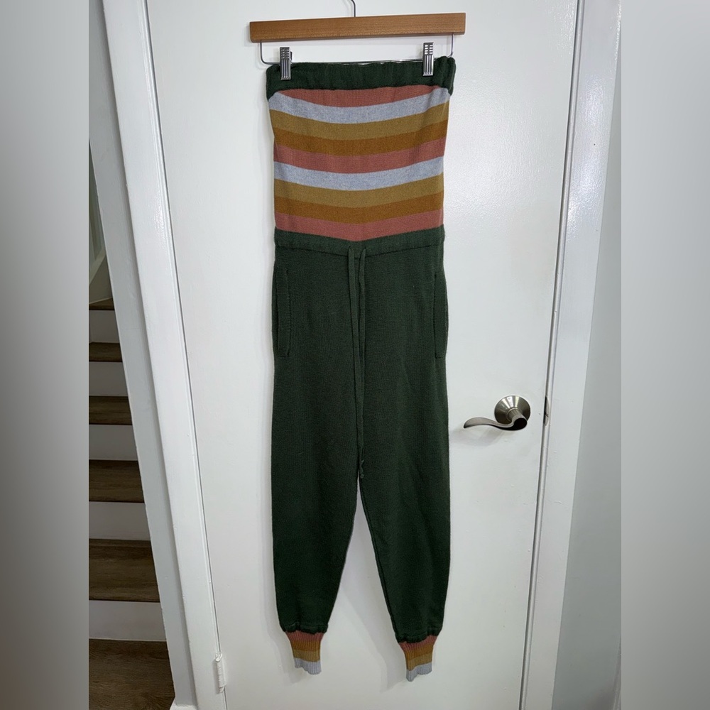 Jen's Pirate Booty Snowmass Jumpsuit in Green Colorblock Size XS